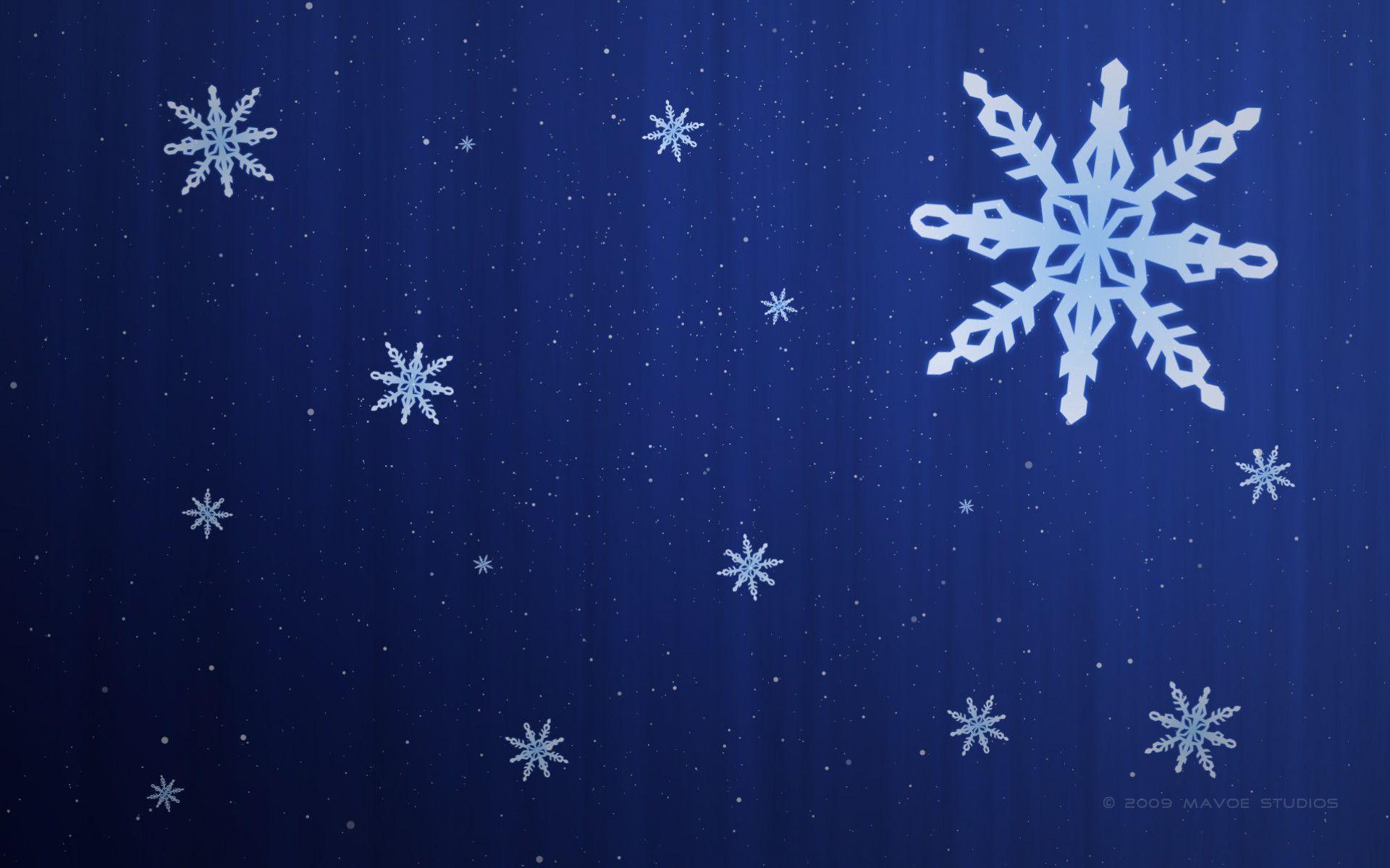 Blue Snow Wallpapers