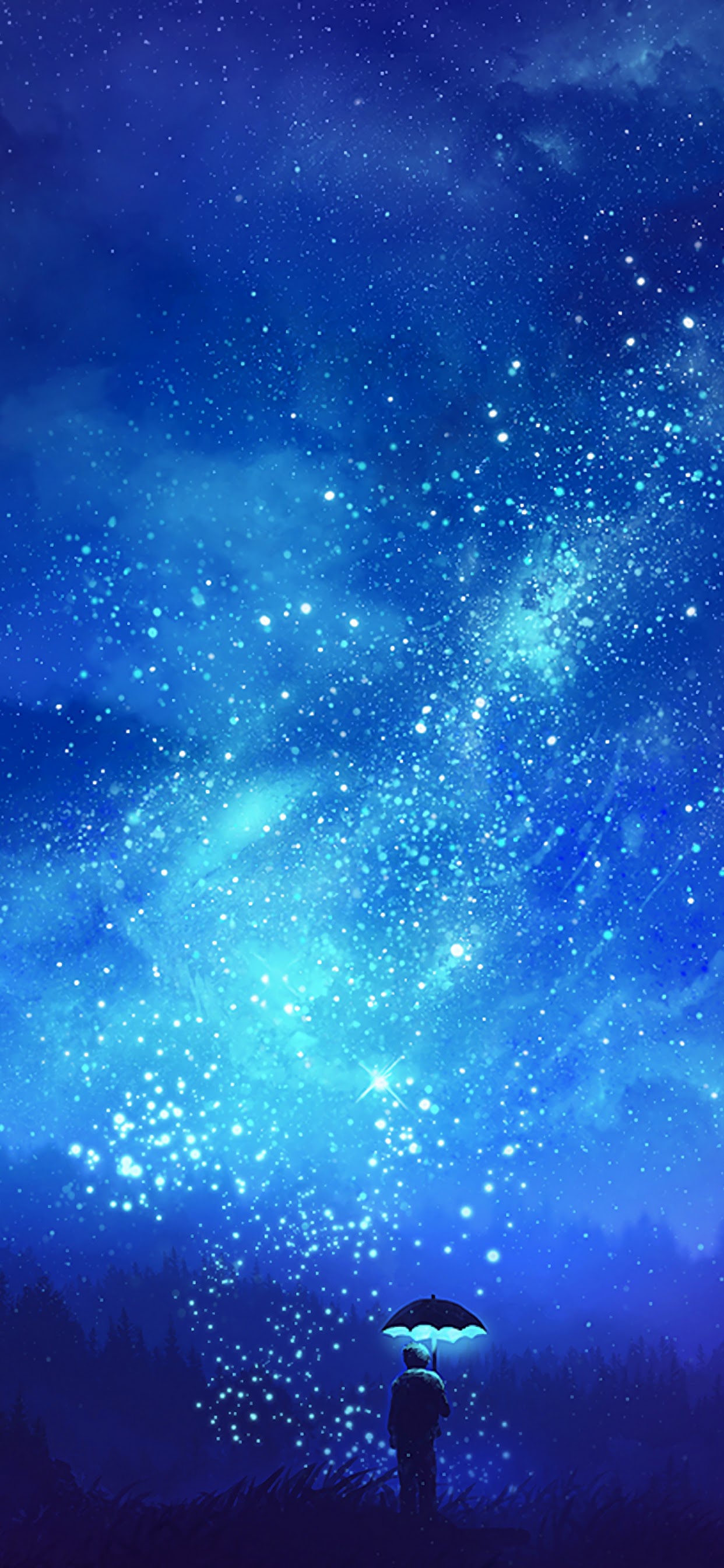 Blue Star Sky Wallpapers