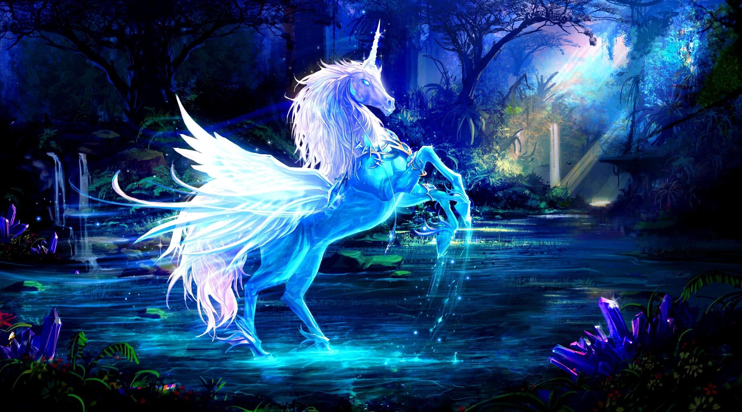 Blue Unicorn Wallpapers