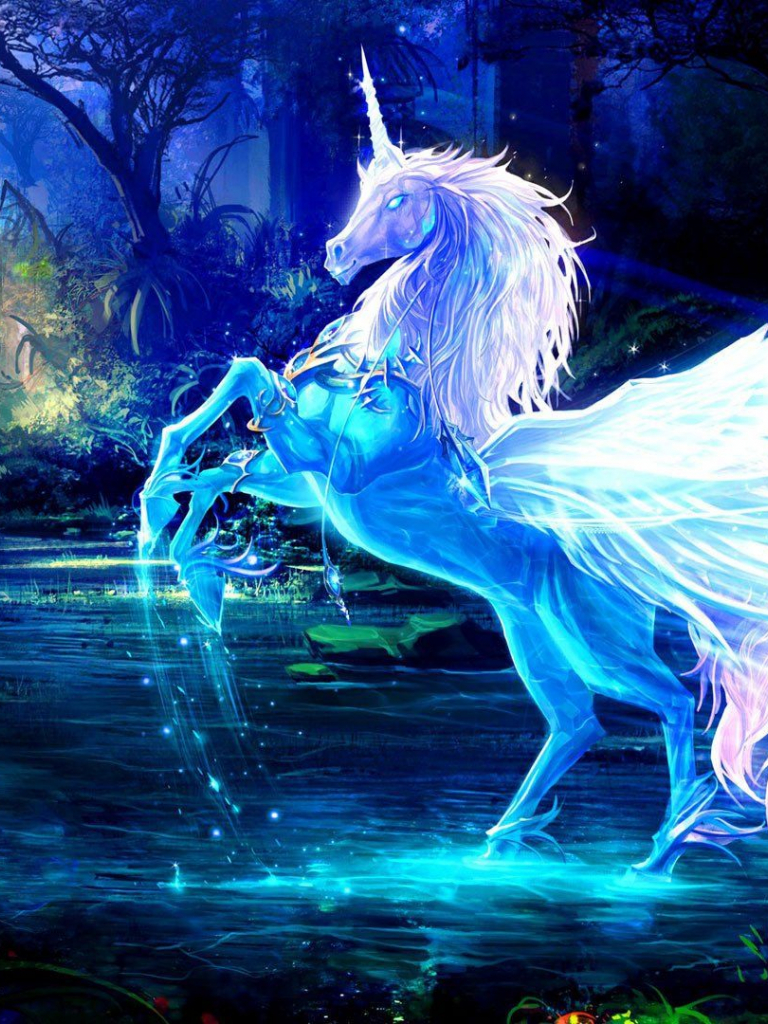 Blue Unicorn Wallpapers