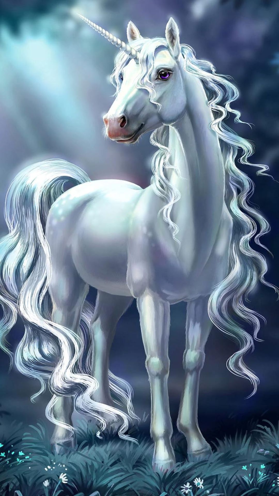 Blue Unicorn Wallpapers