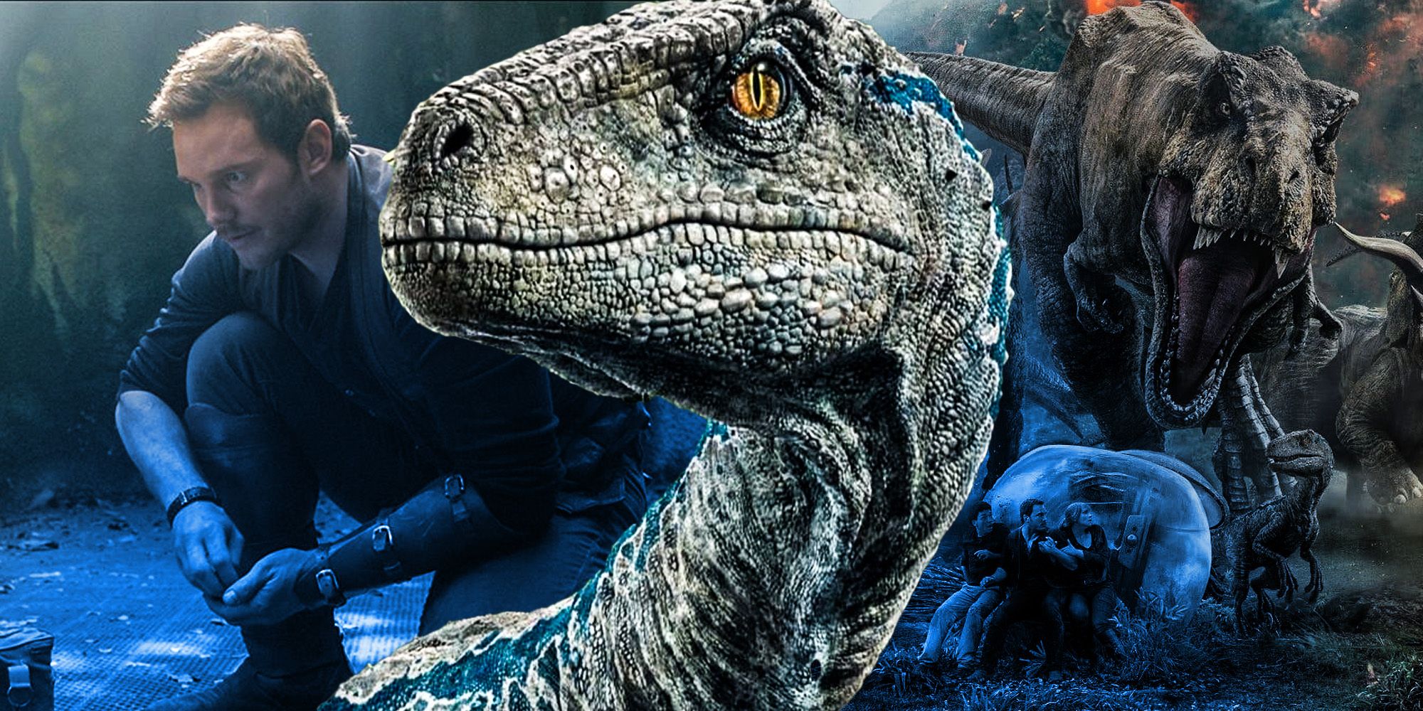 Blue Velociraptor Wallpapers