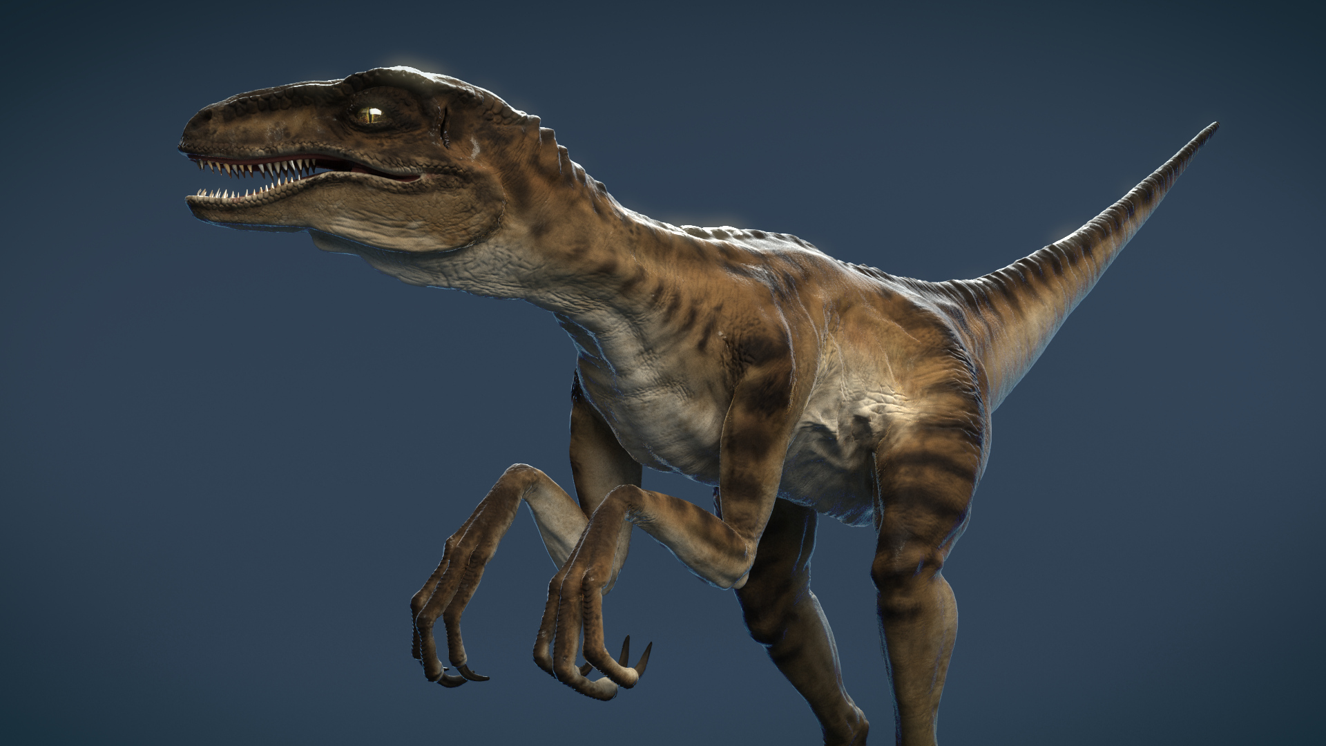 Blue Velociraptor Wallpapers