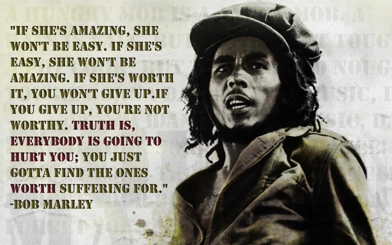 Bob Marley Quotes Wallpapers