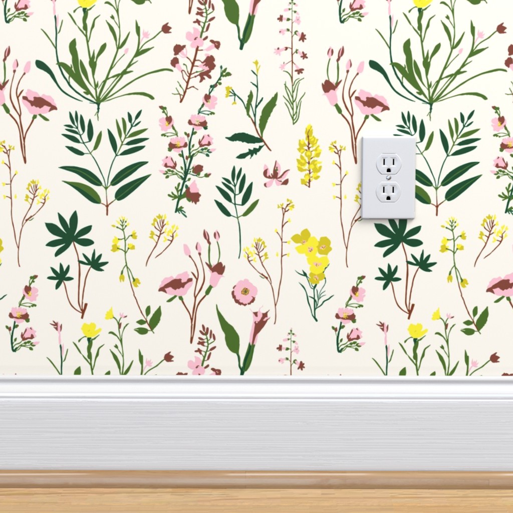 Bohemian Floral Wallpapers