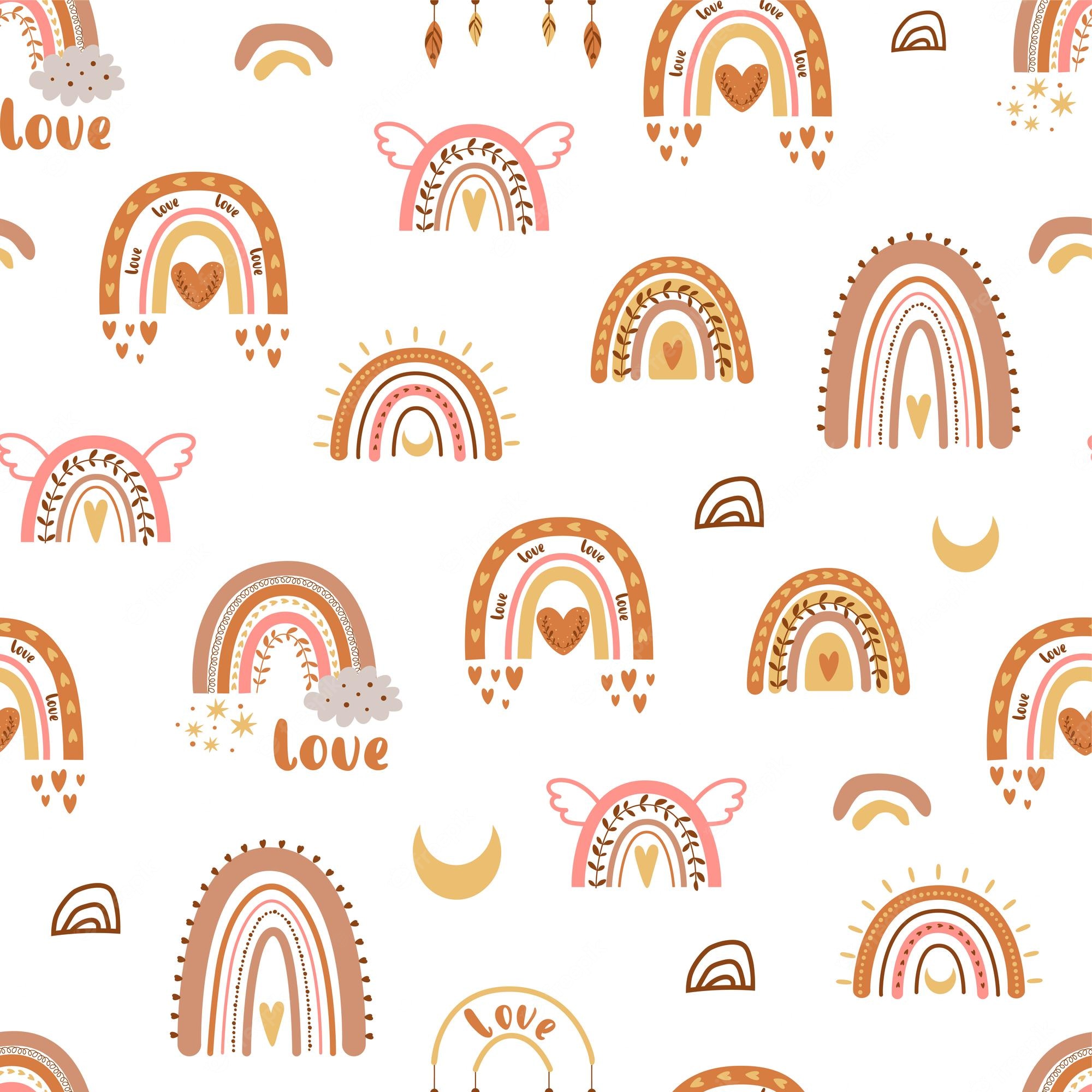 Boho Rainbow Wallpapers