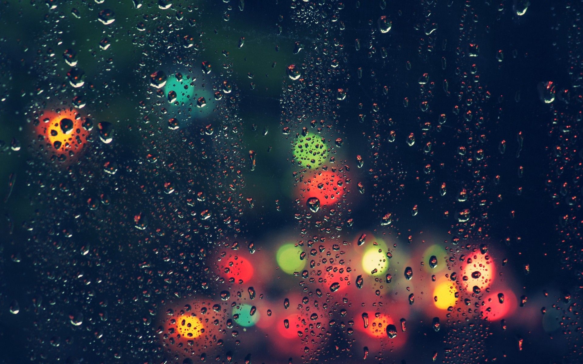 Bokeh Rain Wallpapers