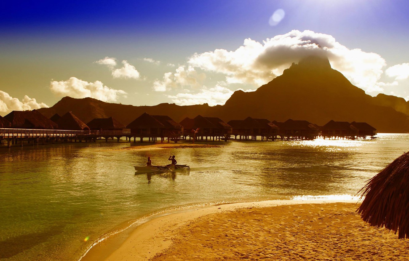 Bora Bora Sunrise Wallpapers