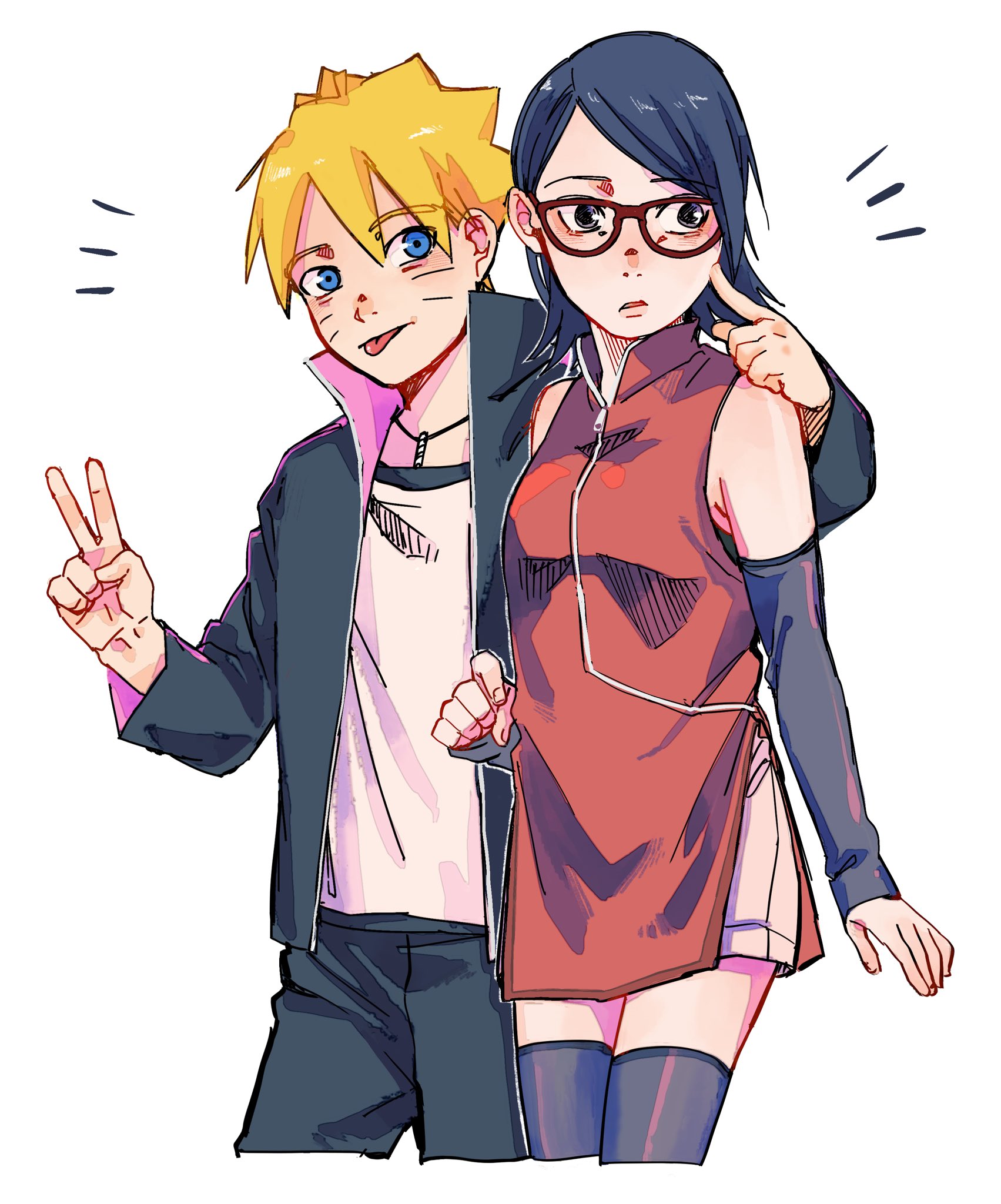 Boruto X Sarada Wallpapers