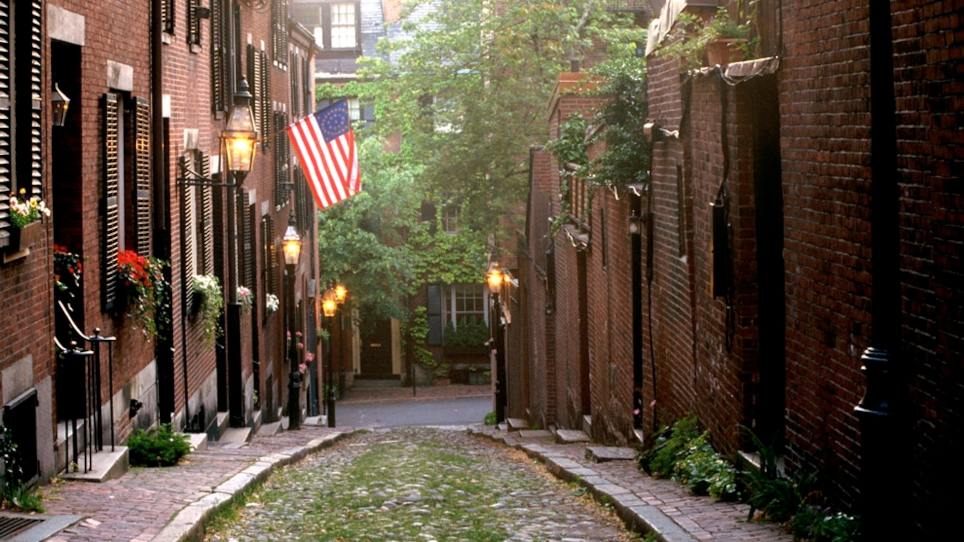 Boston Streets Night Wallpapers