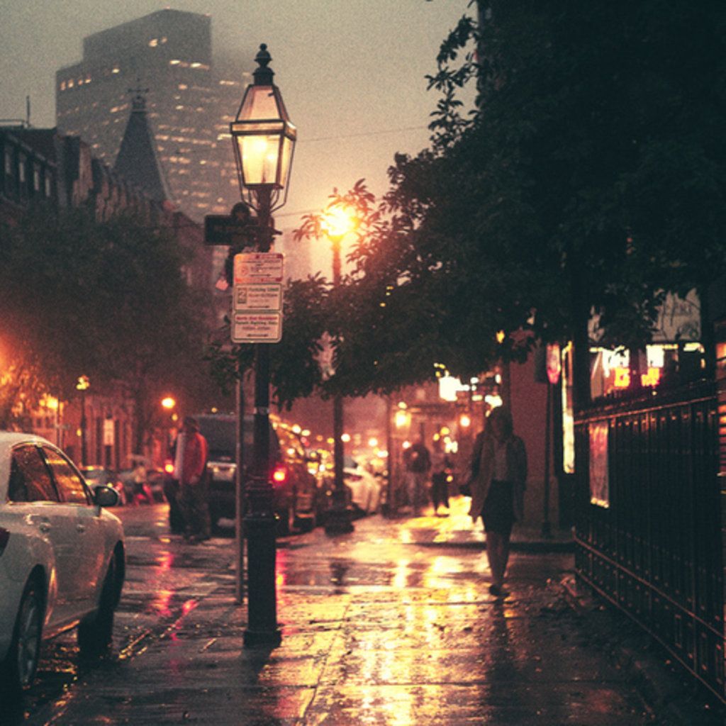 Boston Streets Night Wallpapers