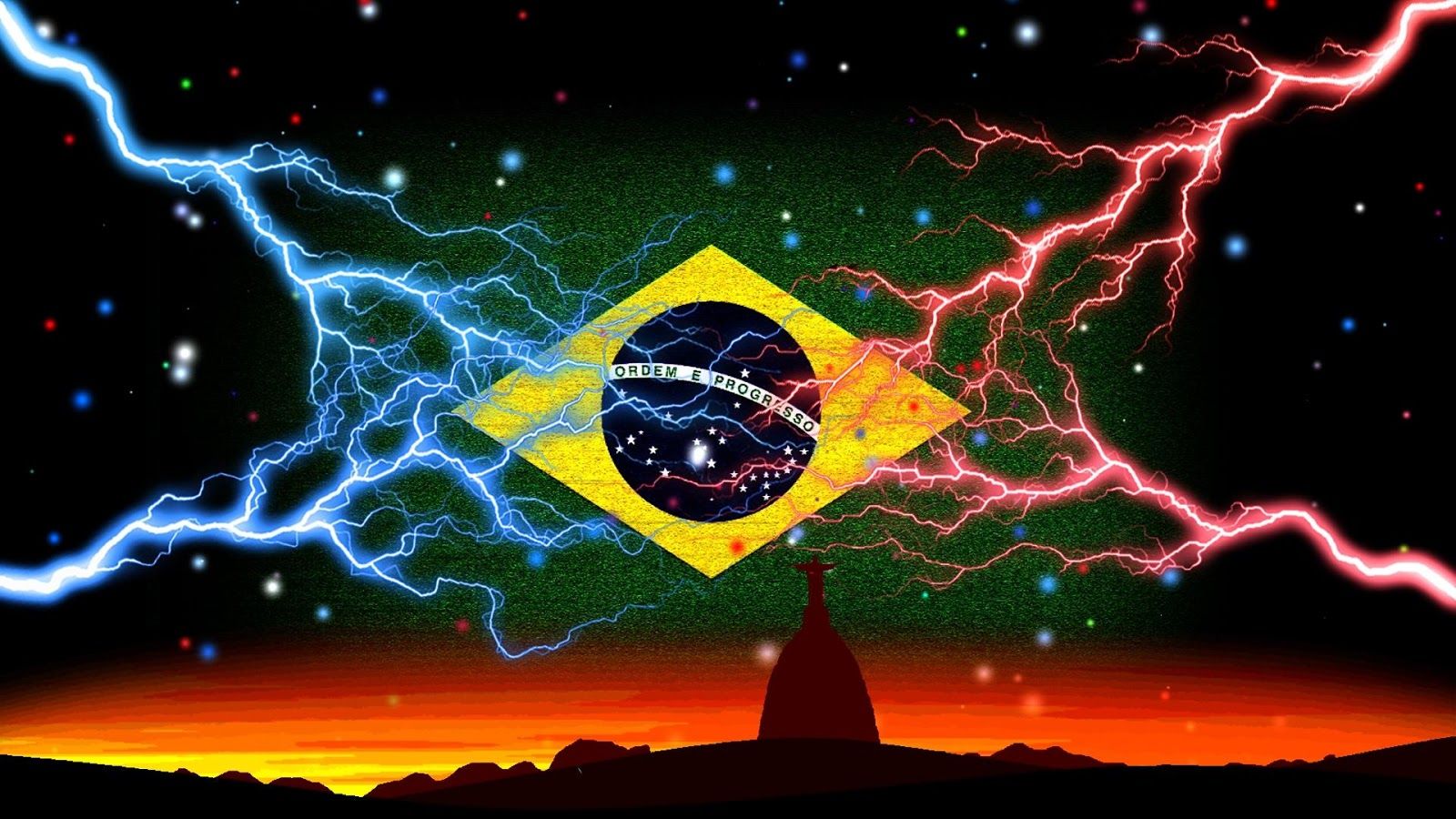 Brazil Flag 3D Wallpapers