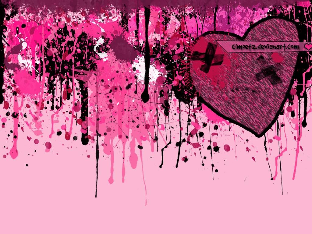 Broken Heart Pink Wallpapers