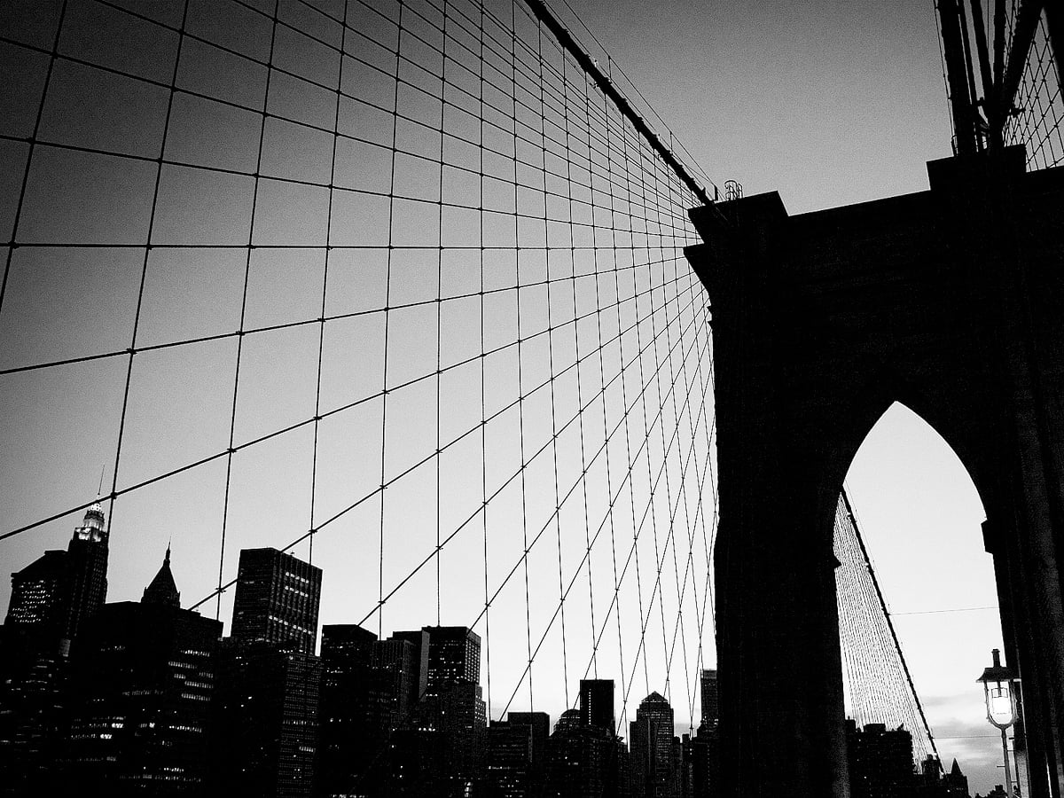 Brooklyn Bridge Black And White Wallpapers