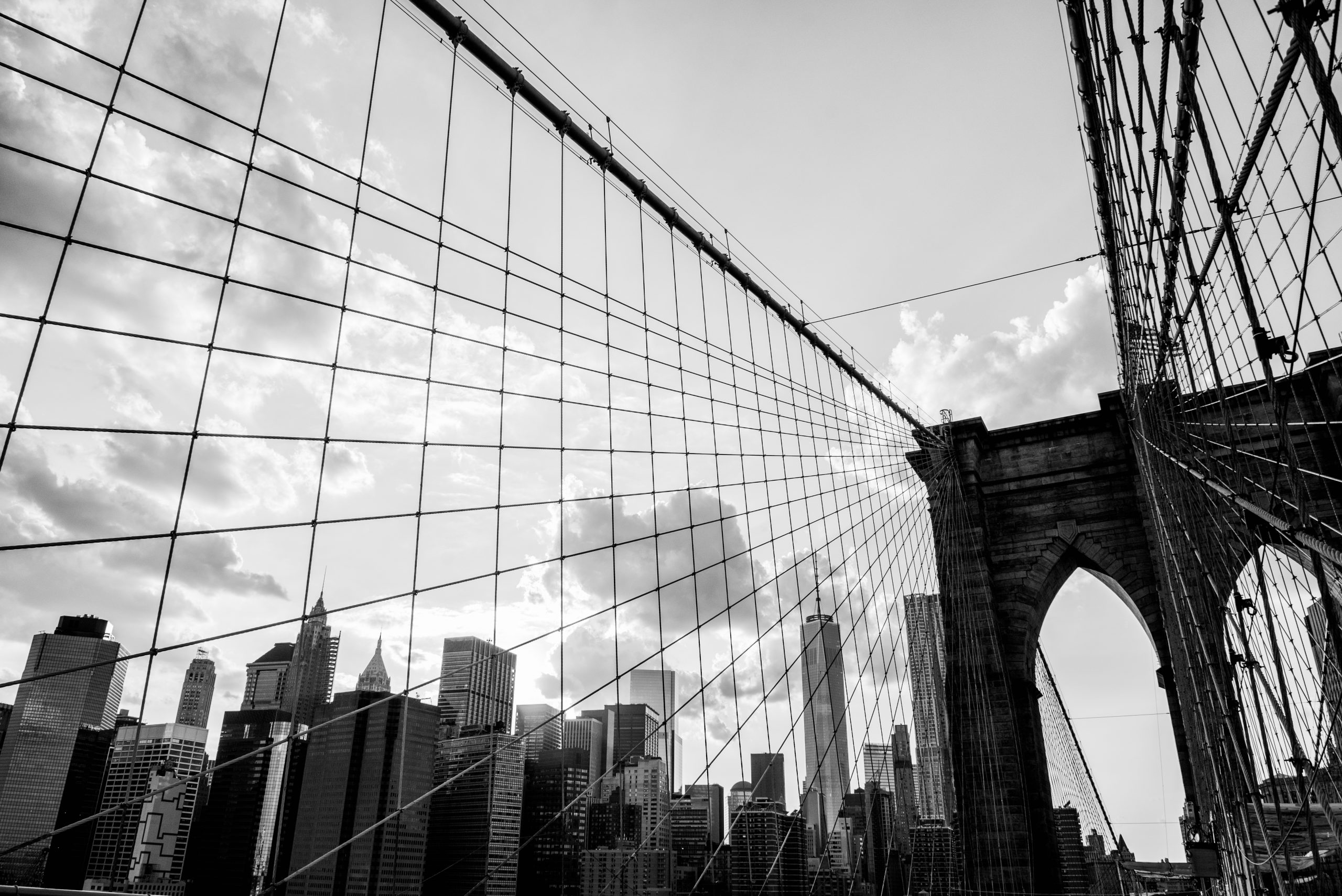 Brooklyn Bridge Black And White Wallpapers