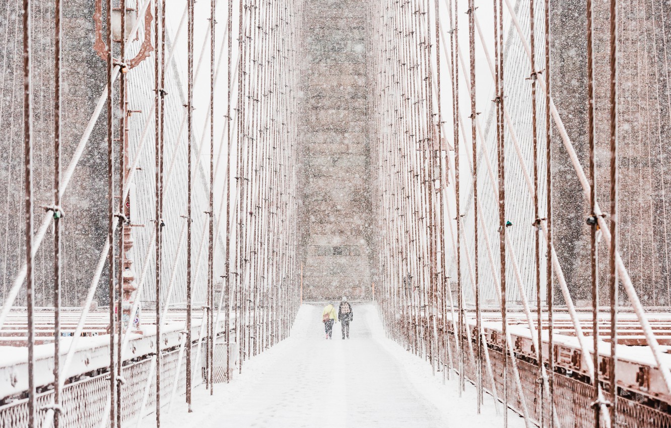 Brooklyn Bridge Winter Wallpapers