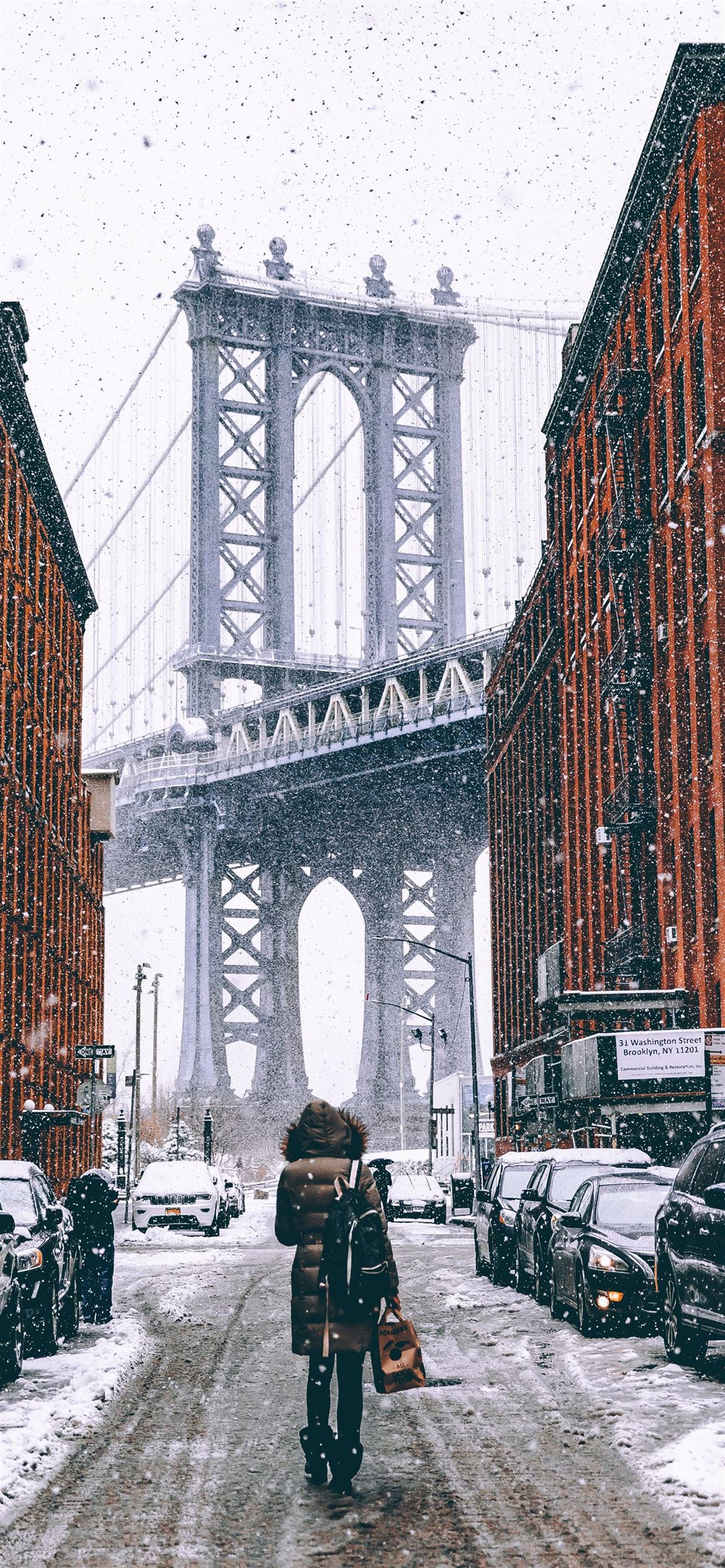 Brooklyn Bridge Winter Wallpapers