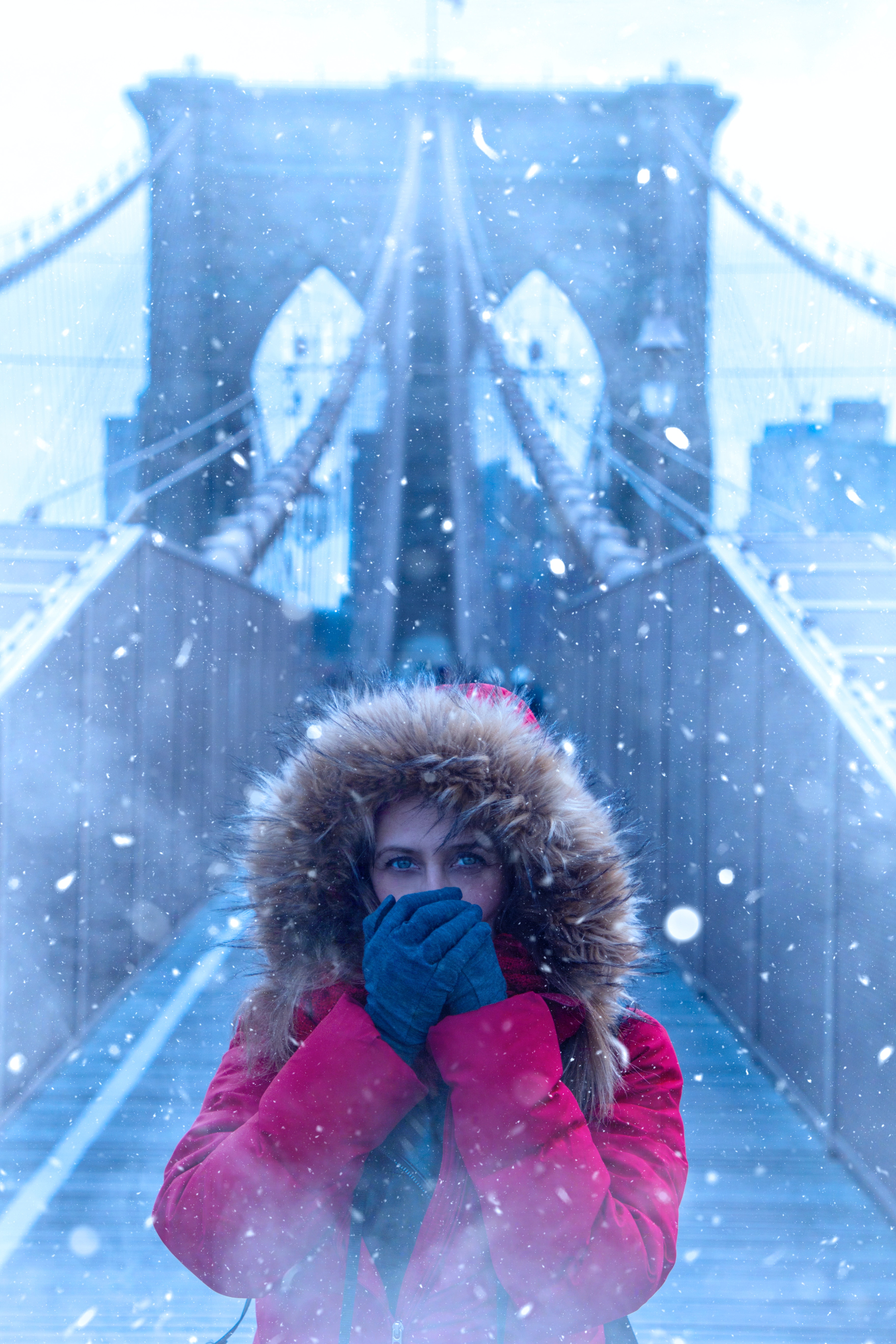 Brooklyn Bridge Winter Wallpapers