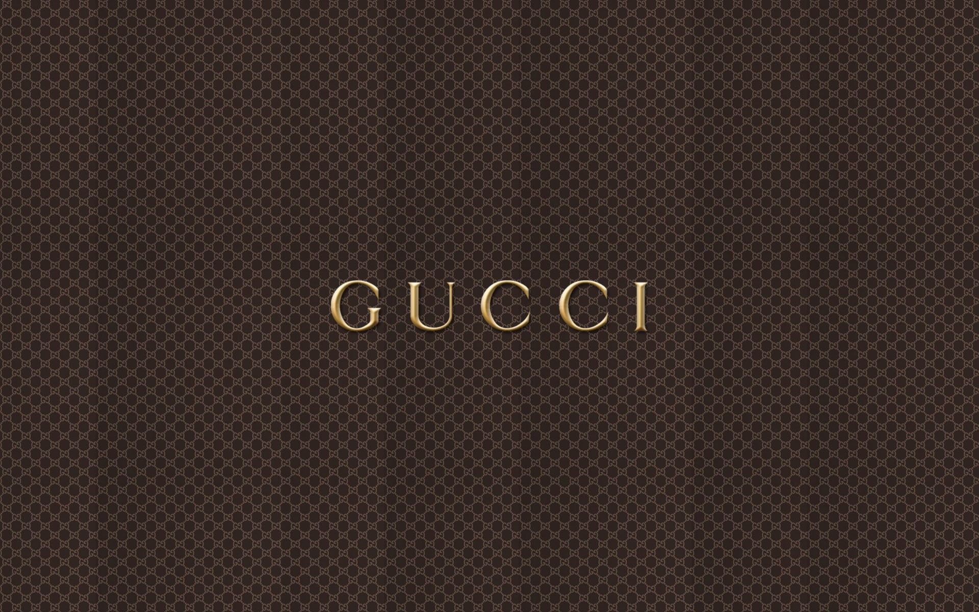 Brown Gucci Logo Wallpapers