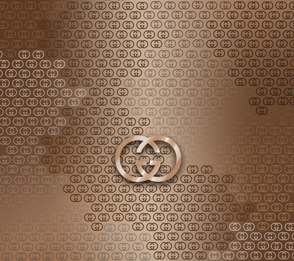 Brown Gucci Logo Wallpapers