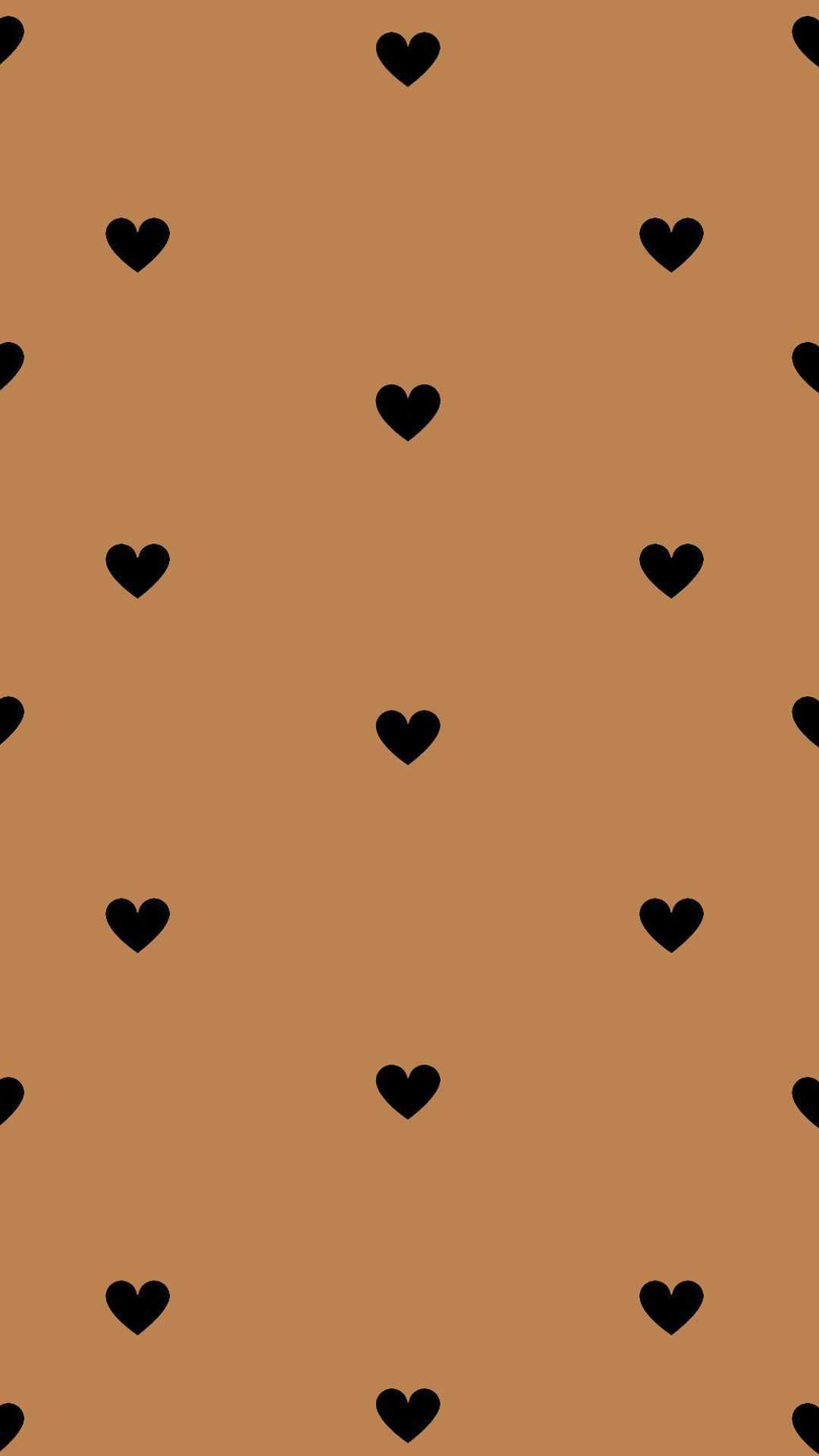 Brown Heart Wallpapers