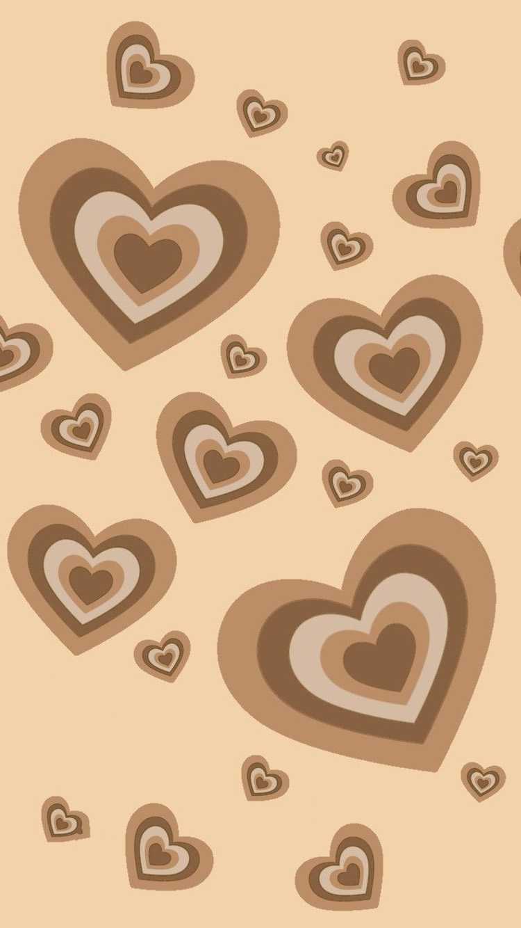 Brown Heart Wallpapers