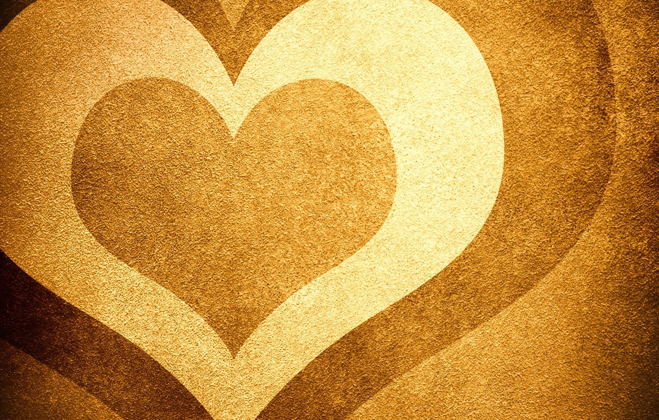 Brown Heart Wallpapers