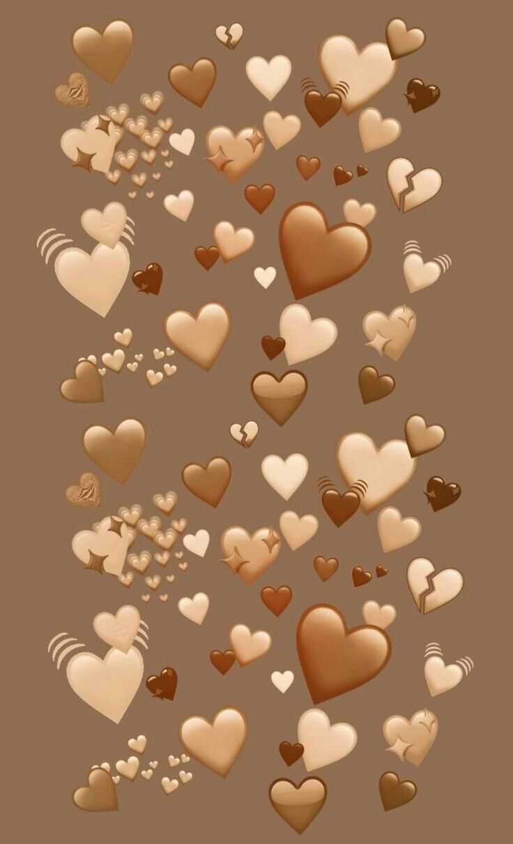 Brown Heart Wallpapers