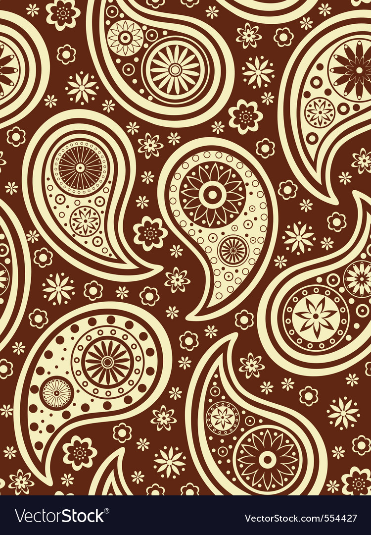 Brown Paisley Wallpapers