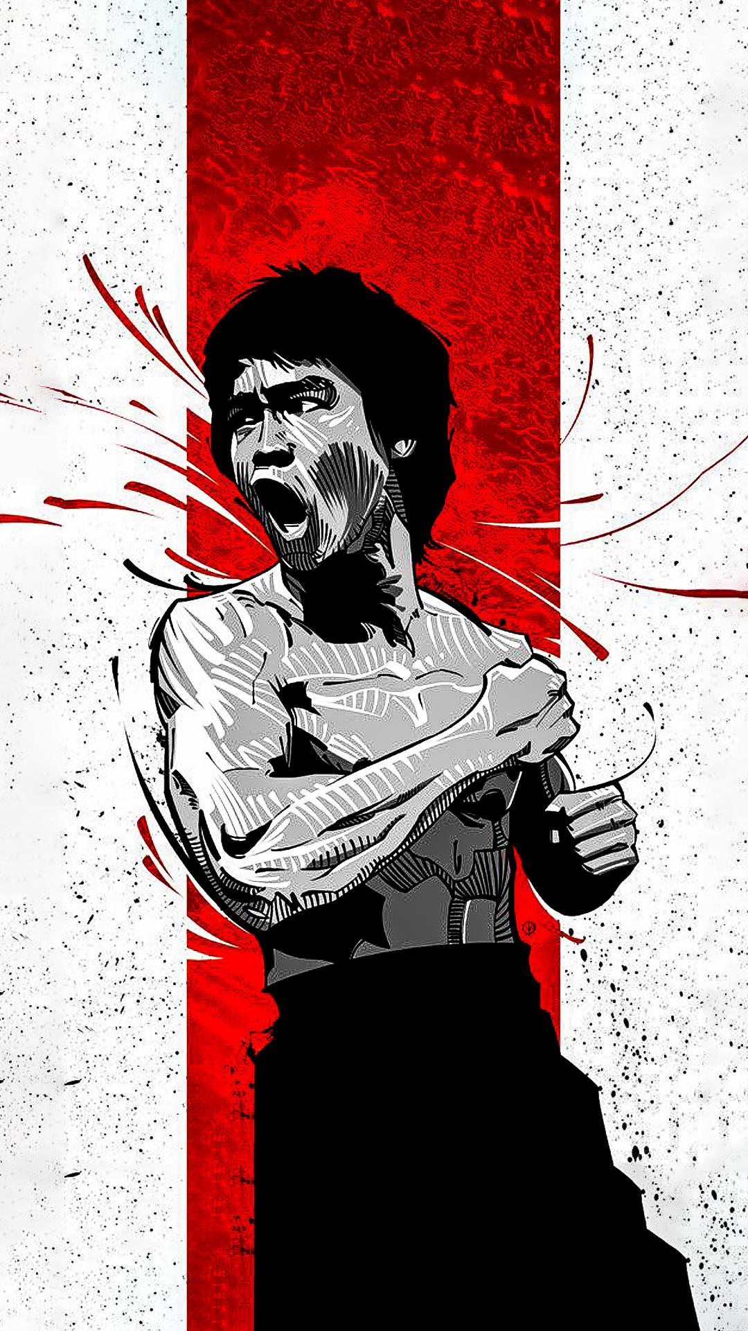 Bruce Lee Cartoon Images Wallpapers