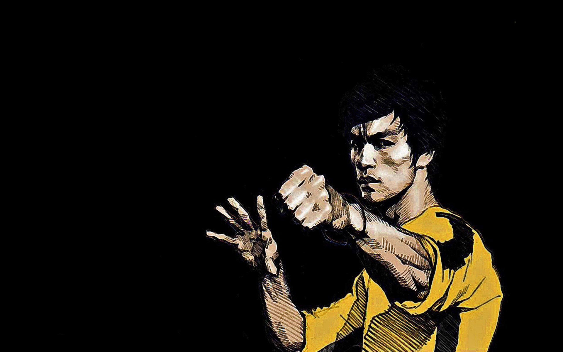 Bruce Lee Cartoon Images Wallpapers