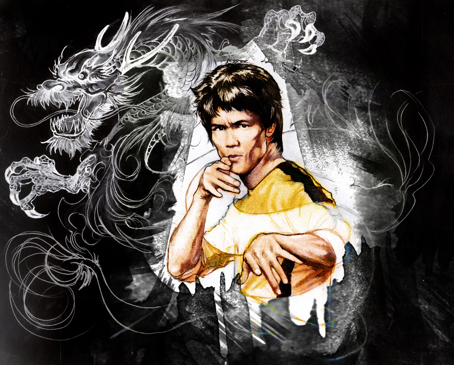 Bruce Lee Cartoon Images Wallpapers