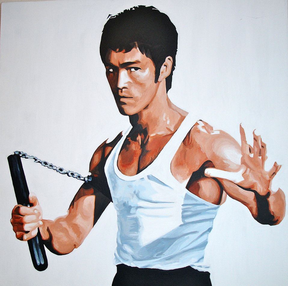 Bruce Lee Cartoon Images Wallpapers