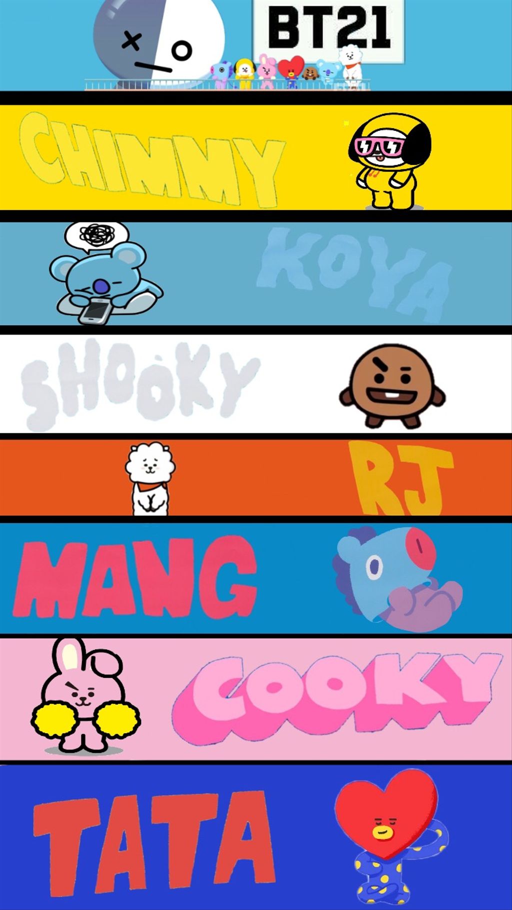 Bt21 Shooky Wallpapers