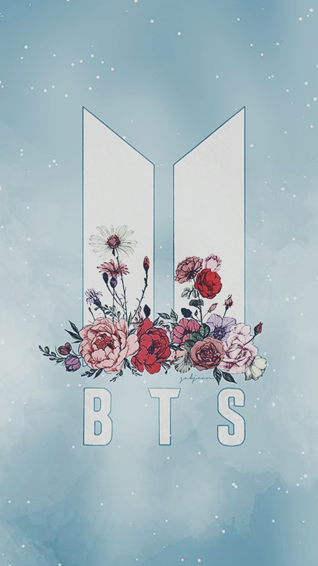 Bts Flower Logo Wallpapers