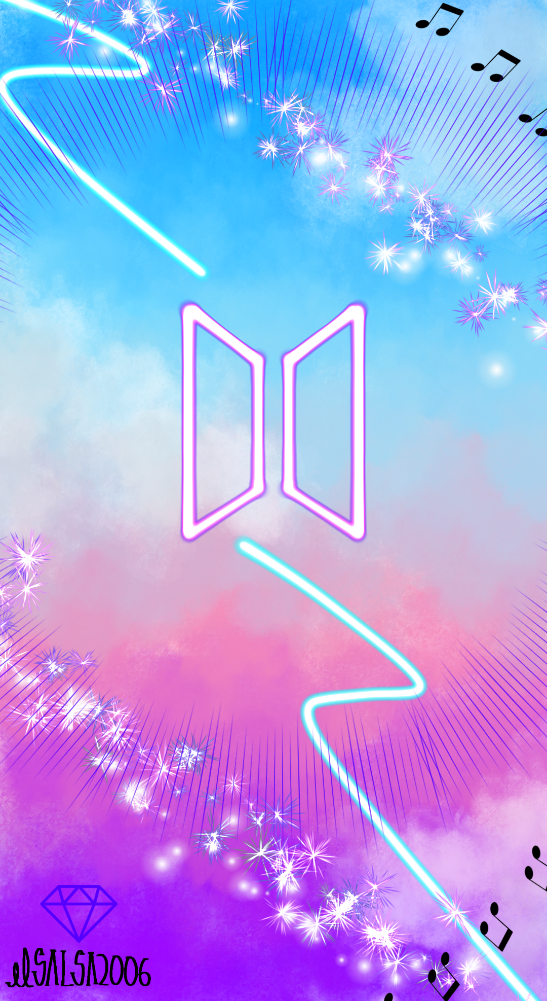 Bts Galaxy Logo Wallpapers