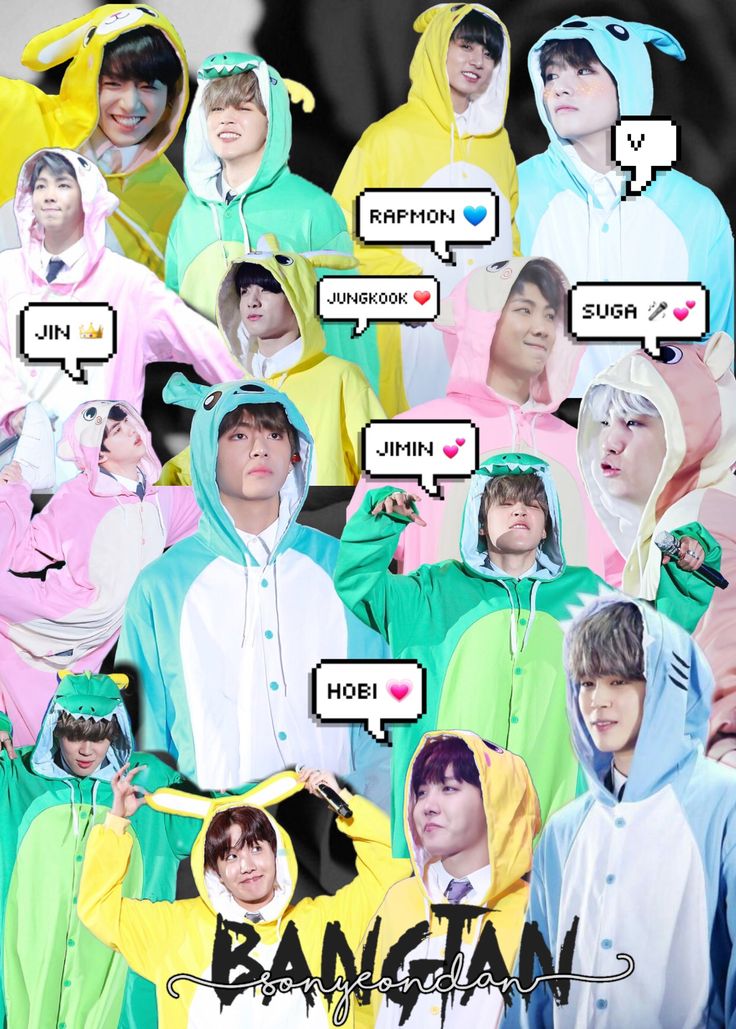 Bts In Onesies Wallpapers