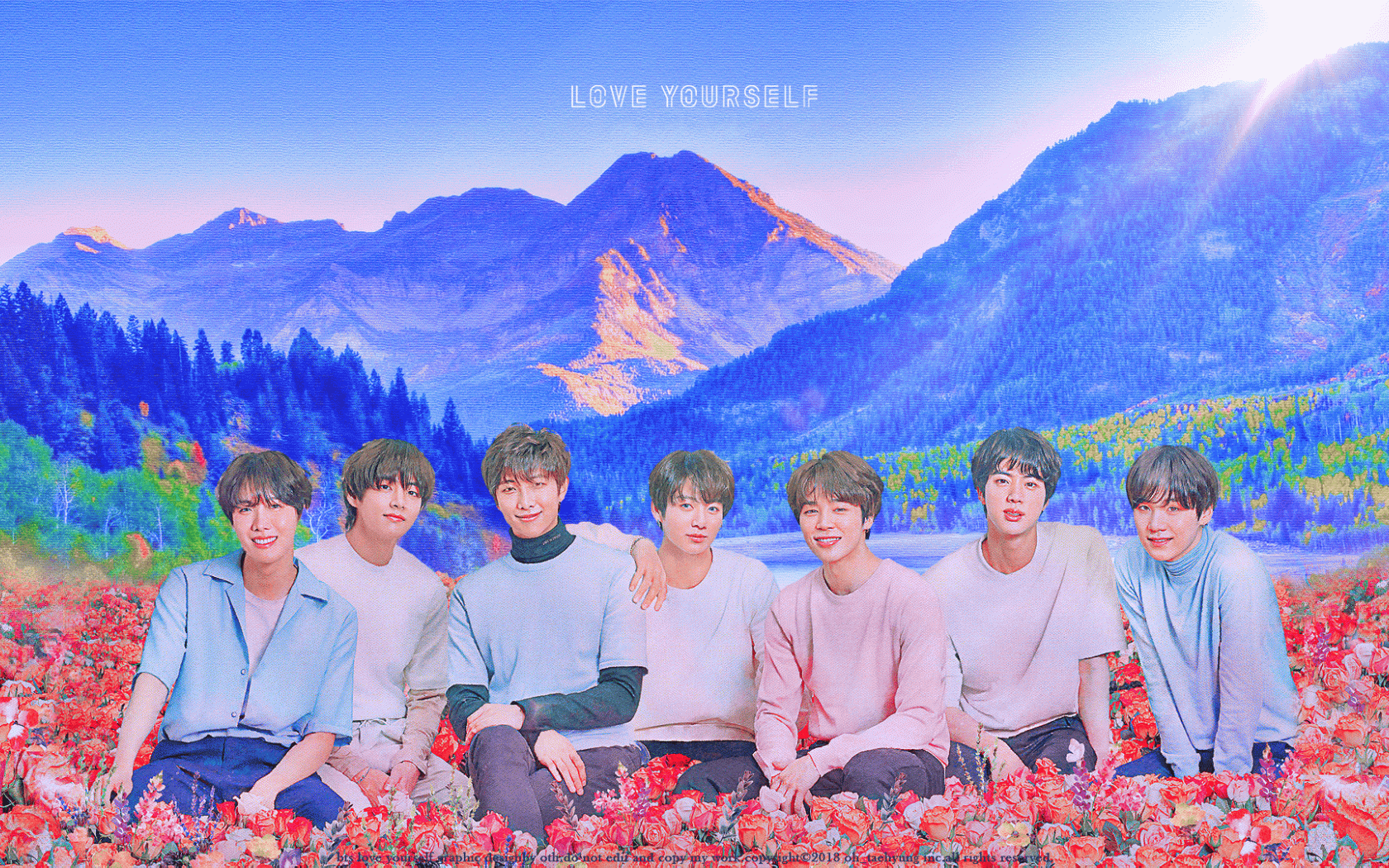 Bts Love Yourself Desktop Wallpapers