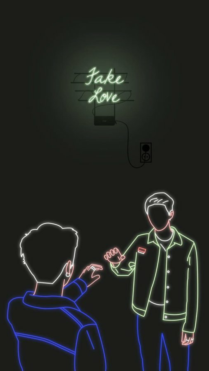 Bts Neon Wallpapers