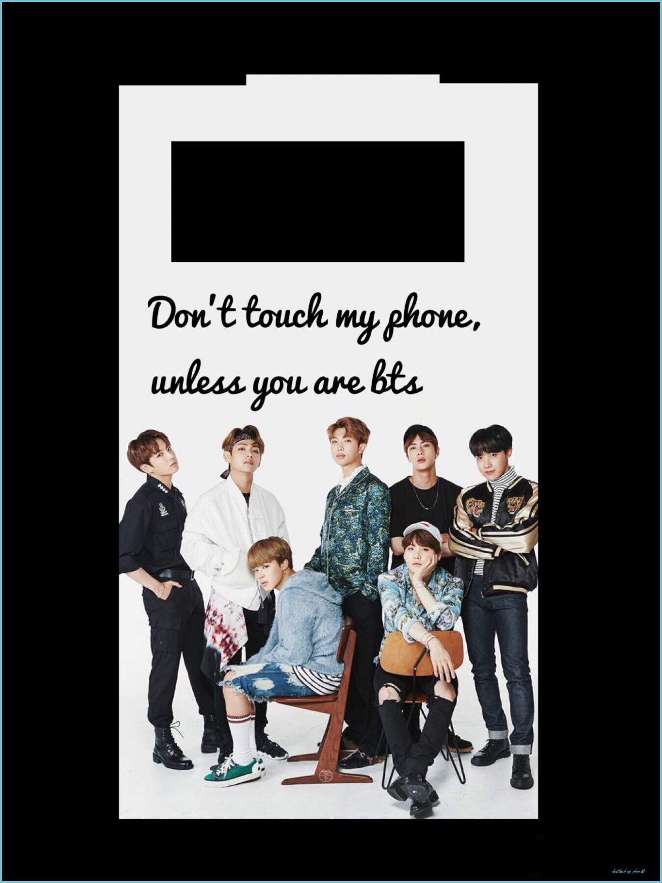 Bts Dont Touch My Phone Wallpapers