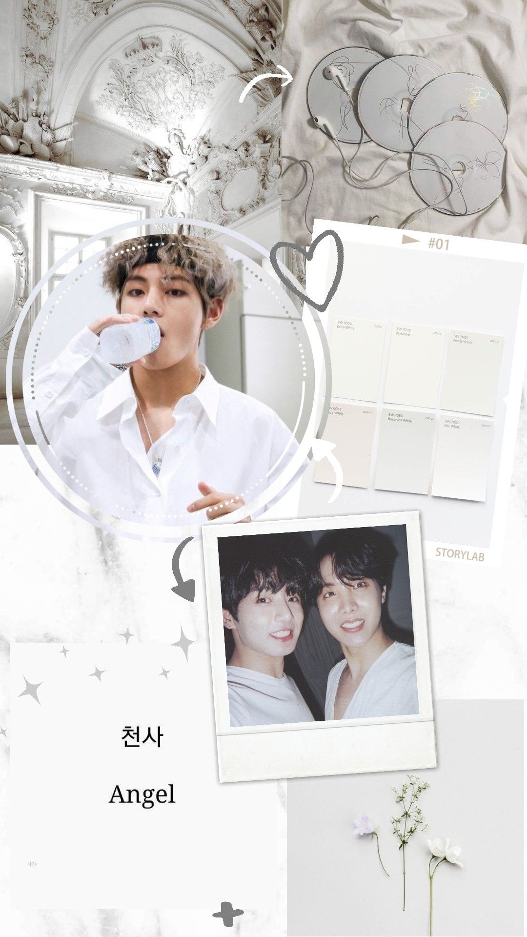 Bts White Aesthetic Wallpapers