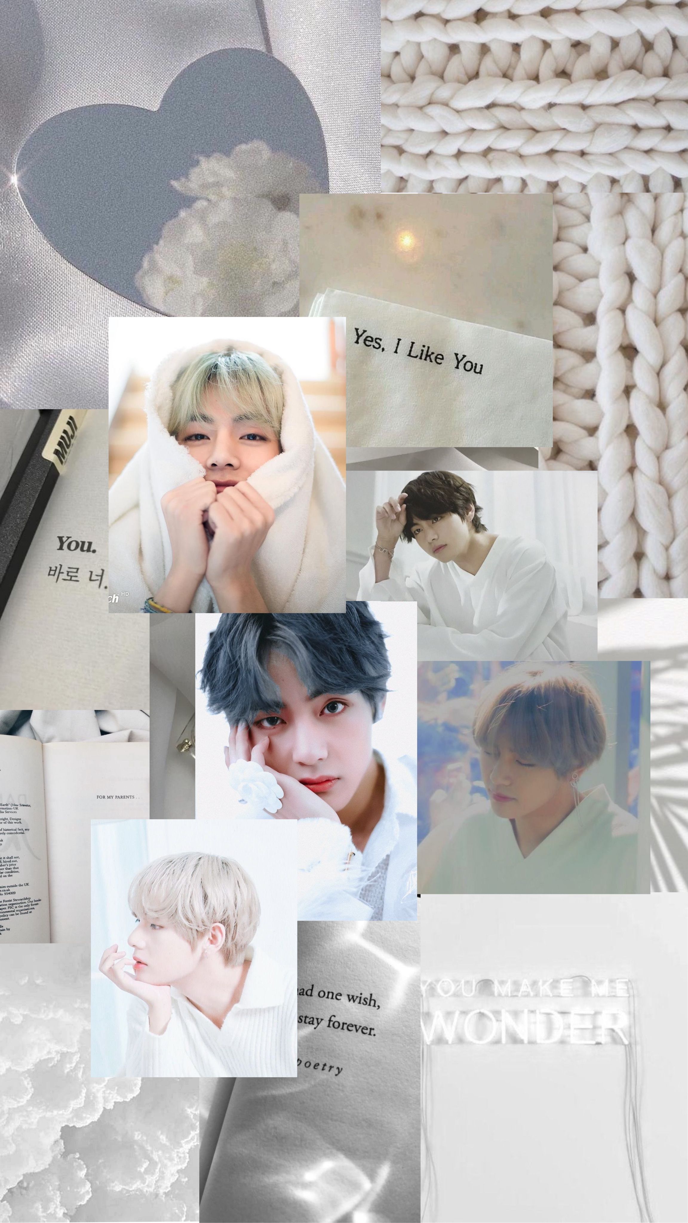 Bts White Aesthetic Wallpapers