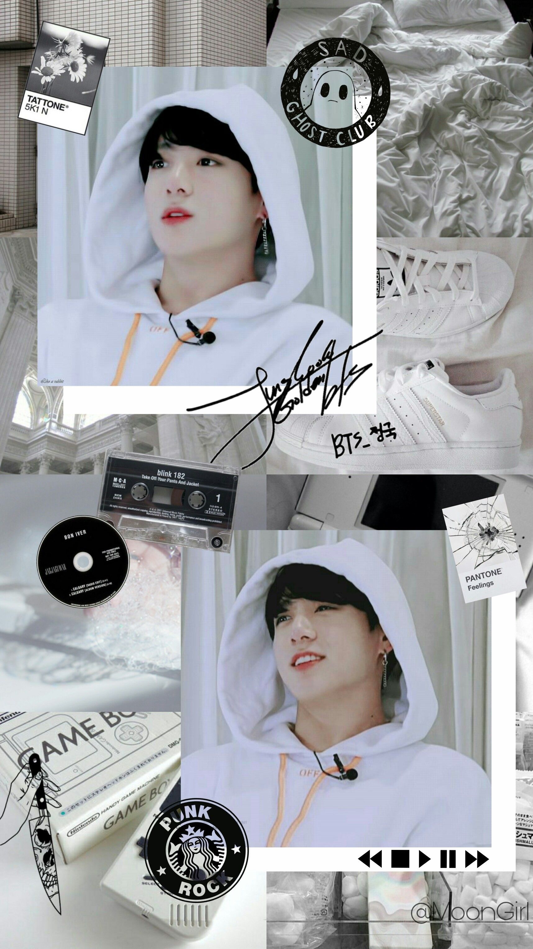 Bts White Aesthetic Wallpapers