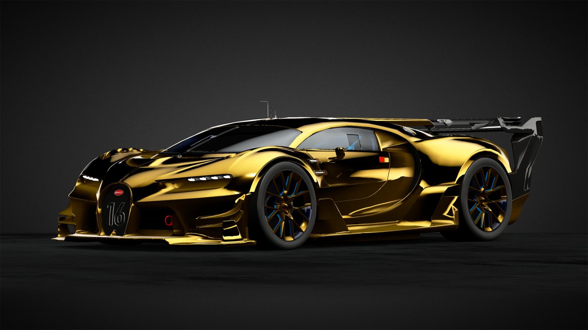 Bugatti Golden Wallpapers