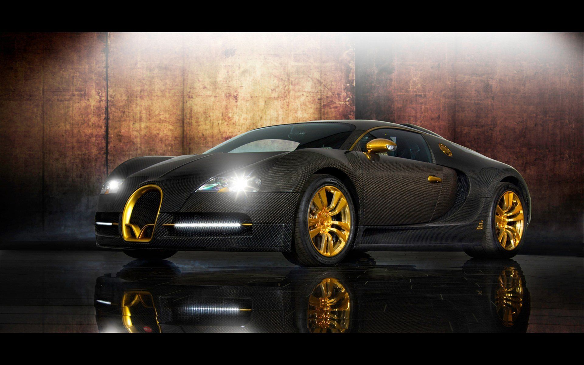 Bugatti Golden Wallpapers