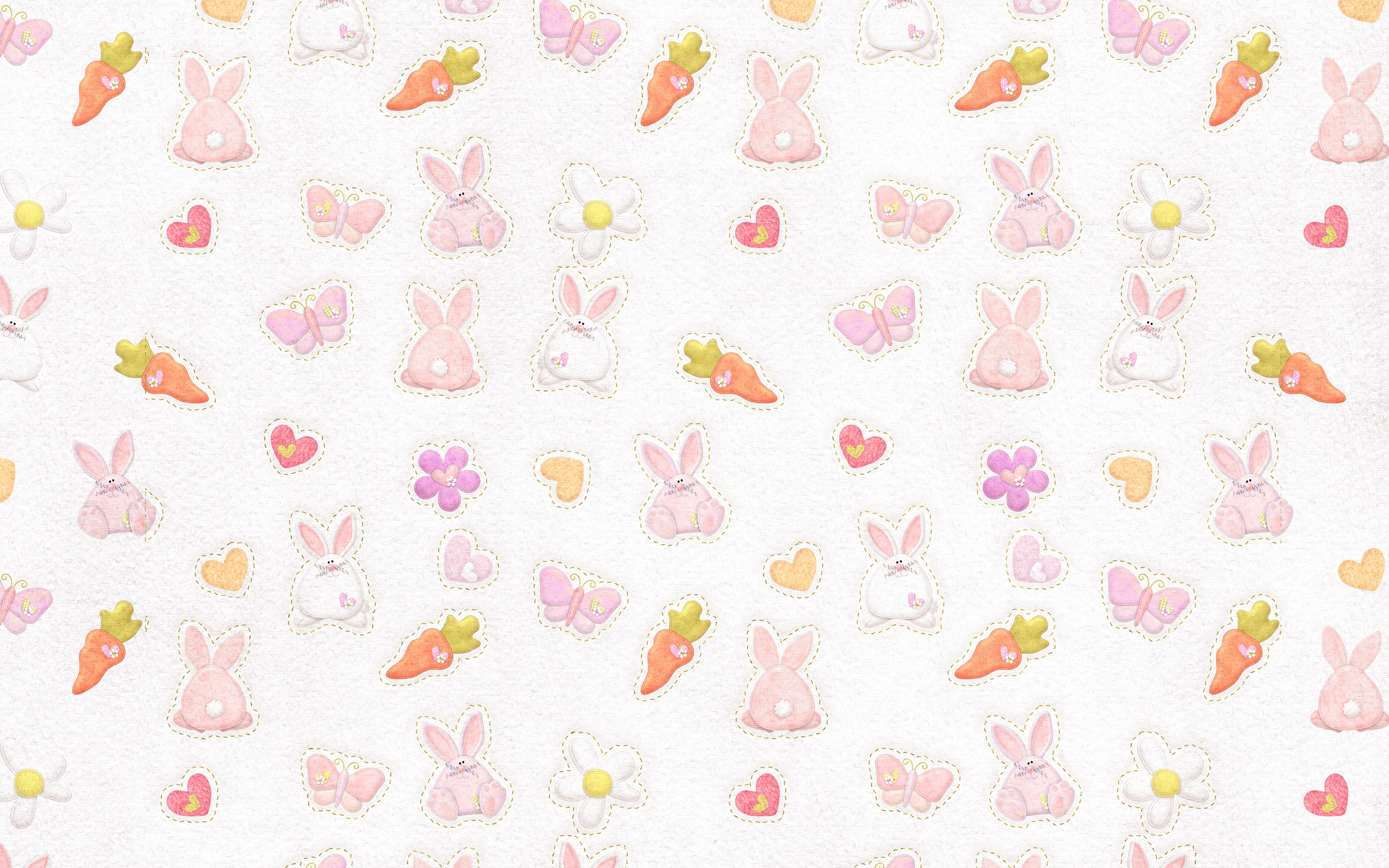 Bunny Pattern Wallpapers