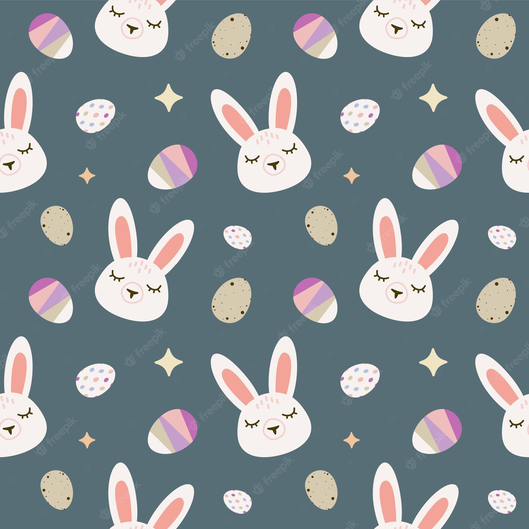 Bunny Pattern Wallpapers