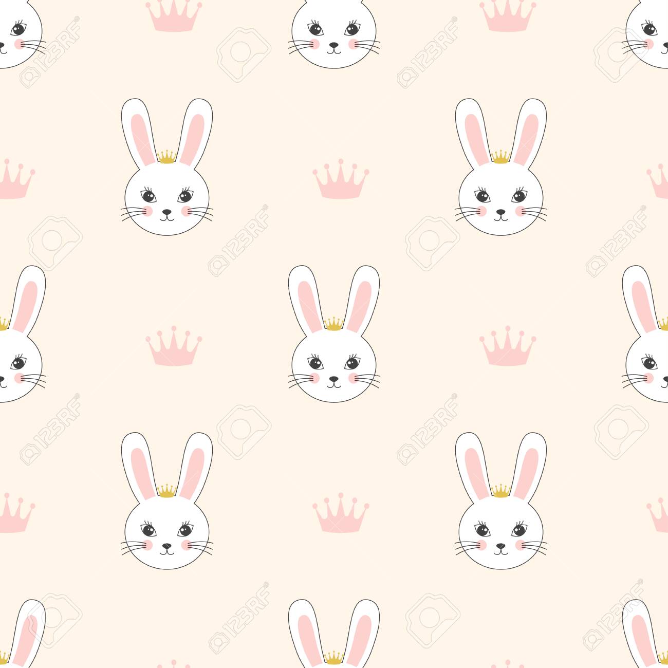 Bunny Pattern Wallpapers