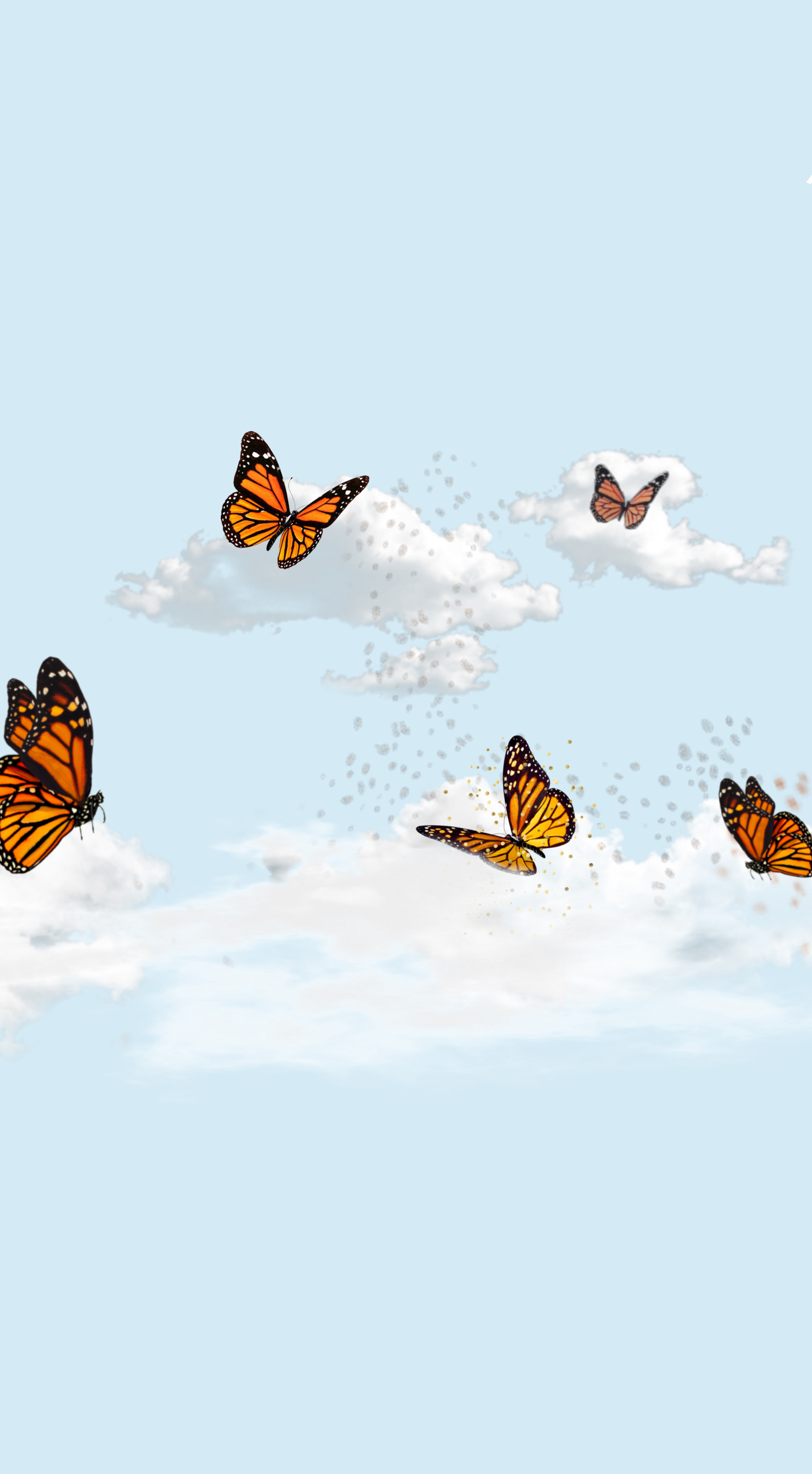 Butterfly Clouds Wallpapers