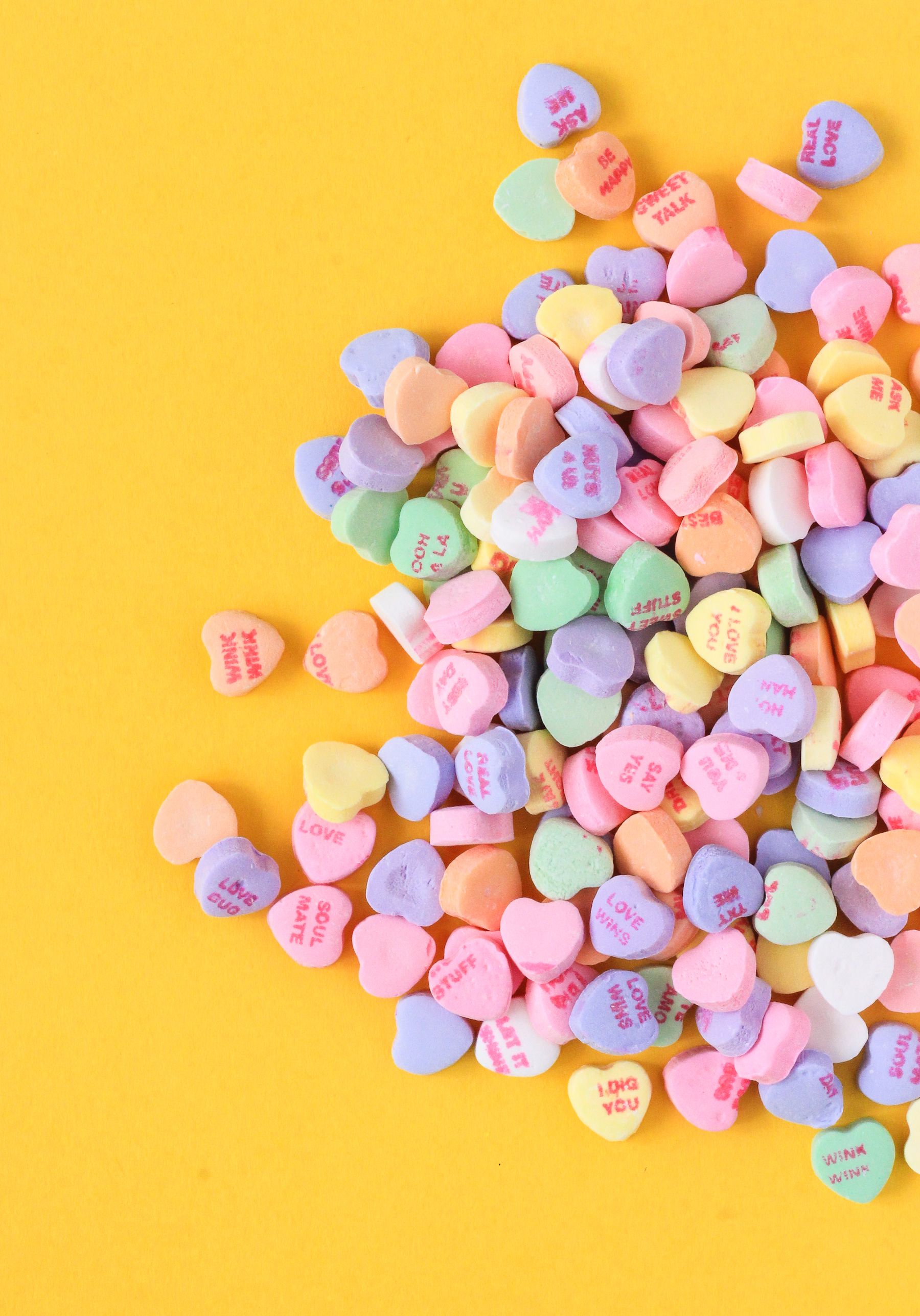 Candy Hearts Wallpapers